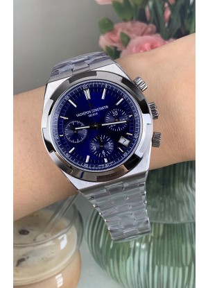 Reloj Vacheron Constantin Overseas Cronógrafo con Esfera Azul Superclon