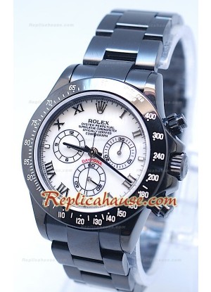 Rolex Daytona Cosmógrafo Edición Project X Design Negro Oscuro y Esfera Perla