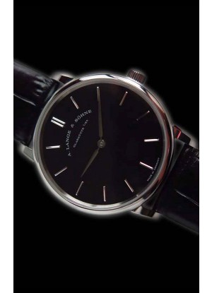 A.Lange Sohne Saxonia Thin Reloj Réplica en caja de Acero 