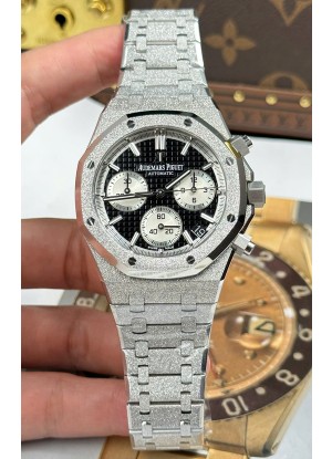 Reloj Audemars Piguet Royal Oak Cronógrafo 26239BC Dial Negro Esmerilada, Super Clon.