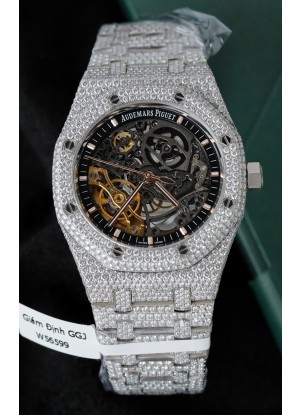 Réplica del Reloj  Audemars Piguet Royal Oak con doble volante, edición ICED-OUT, superclon 1:1