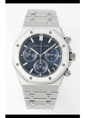 Audemars Piguet Super Clone Royal Oak Cronógrafo 26240 - Acero 904L en Dial Azul 41MM