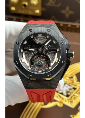 Audemars Piguet Royal Oak Concept Tourbillon UAE Reloj Super Clon de Fibra de Carbono