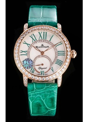 Blancpain Super Clone Lady Bird Colors Edition Reloj en Caja Oro Rosado