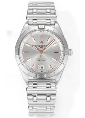 Breitling Chronomat 36MM Acero Inoxidable Casing Reloj Réplica Espejo 1:1 Dial Acero