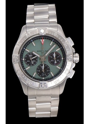 Reloj Breitling Super Clone Avenger B01 Cronógrafo Dial Verde 