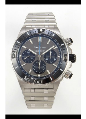 Breitling Chronomat Super Clone B01 42 Reloj Edición Suiza Acero 904L Dial Gris