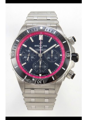 Breitling Chronomat Super Clone B01 42 Reloj Edición Suiza Acero 904L Dial Negro/Rojo