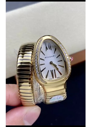 Bvlgari Edición Serpenti Reloj Caja Oro Amarillo en Calidad Espejo 1:1