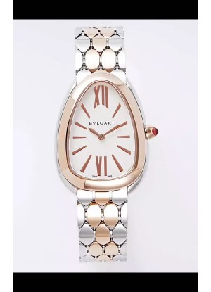 Bvlgari Serpenti Seduttori Edition Caja en Oro Rosado Dos Tonos Reloj Super Clone