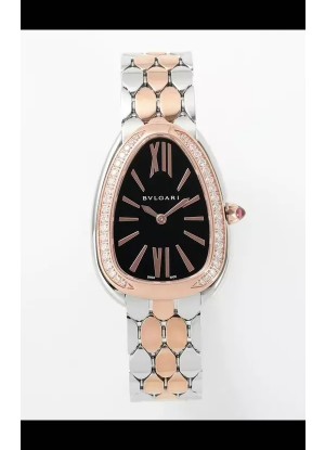 Bvlgari Serpenti Seduttori Edition Caja en Oro Rosado Dos Tonos Reloj Super Clone