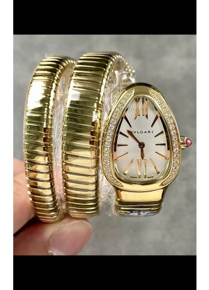 Bvlgari Serpenti Tubogas Double Spiral Rose Gold Super Clone Reloj Réplica