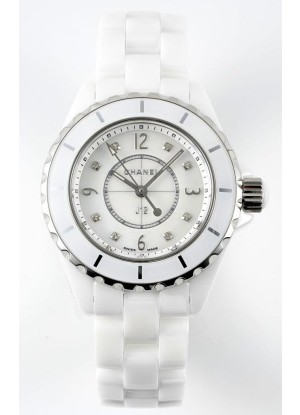 Chanel J12 Ladies Reloj Caja Cerámica Blanca Reloj Réplica Espejo 1:1