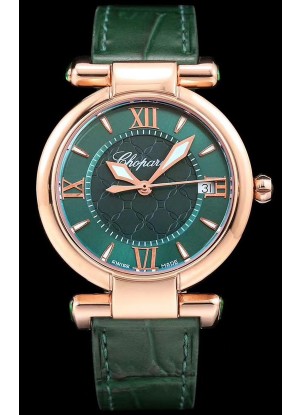 Chopard Imperiale White Dial Swiss Automatic Replica Watch in Rose Gold Case 904L Steel 