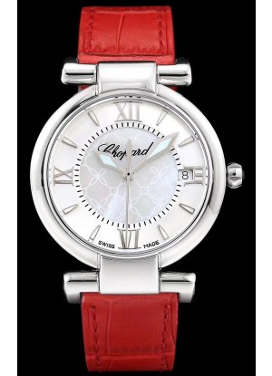 Chopard Imperiale White Dial Swiss Automatic Replica Watch in 904L Steel 