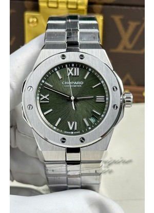 Chopard Alpine Eagle Acero Inoxidable Dial Verde Super Clone Reloj Réplica 