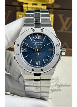 Chopard Alpine Eagle Acero Inoxidable Dial Azul Super Clone Reloj Réplica 