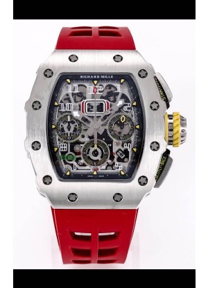 Richard Mille RM011 Felipe Massa Calidad a Espejo 1:1 Caja de Titanio de una sola Pieza Superligera