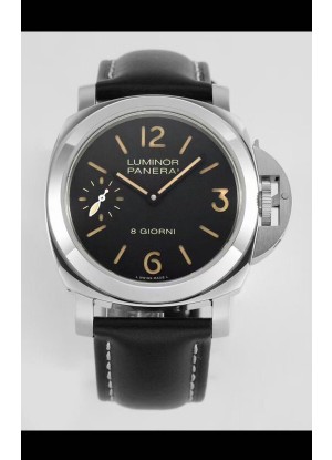Panerai Luminor 8 Giorni PAM00915 Dial Negro Calidad Espejo 1:1 - Acero 904L