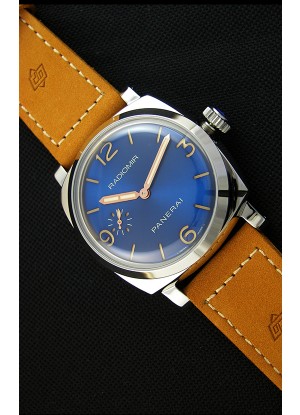 Panerai Radiomir PAM690 1940 Reloj Réplica Suizo a Espejo 1:1 Dial en Acero color Azul
