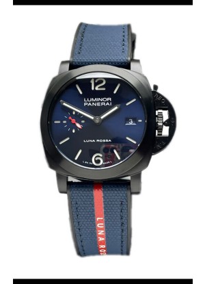 Panerai Luminor Marina PAM1408 Quaranta DLC Coated Luna Rossa Reloj Réplica Espejo 1:1 40MM