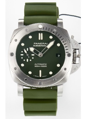 Panerai Super Clone Luminor Submersible Verde Militare PAM1055 42MM Reloj Réplica
