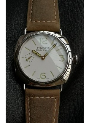 Panerai Super Clone Radiomir PAM1384 Reloj Réplica Suizo- 45MM Dial Blanco 