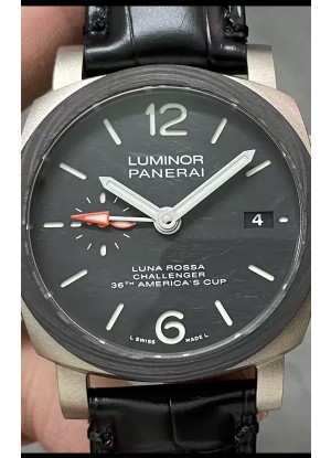 Panerai Luminor PAM01096 Edición Luna Rossa Challenger Reloj Réplica Suizo Espejo 1:1