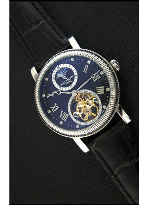 Patek Philippe Japanese MoonPhase Tourbillon Reloj Réplica Dial Negro