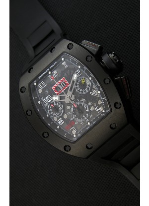 Richard Mille RM011-FM Felipe Massa Reloj con Caja de Cerámica color Negro, correa en color Negro