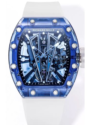 Richard Mille RM27-03 Caja Zafiro Sapphire con Genuino Movimiento Tourbillon Réplica 1:1 Ultimate