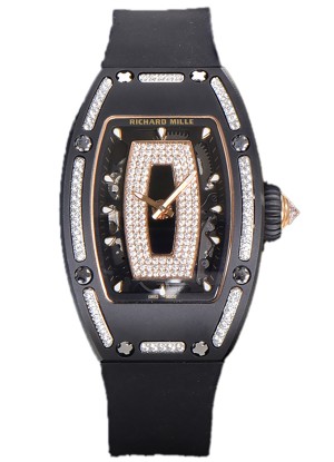 Richard Mille RM007 Reloj Réplica Suiza Automático Cerámica Negra Superclone