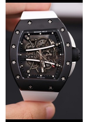 Richard Mille 61-01 Yohan Blake Genuino Movimiento Tourbillon Reloj Réplica Espejo 1:1
