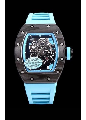 Richard Mille RM055 Blue Legend Carbon Casing Swiss Replica Watch 