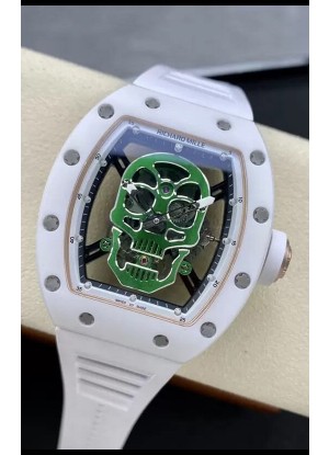 Richard Mille RM052-01 Reloj Edición Skull Genuino Tourbillon en Caja de Cerámica