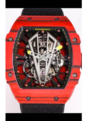 Richard Mille RM27-03 Rafael Nadal Genuino Movimiento Tourbillon Reloj Réplica a Espejo 1:1