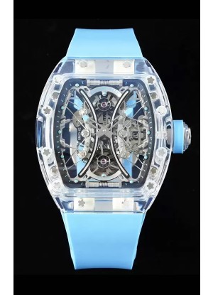 Richard Mille RM53-01 Pablo Mac Donough Caja de Zafiro con Movimiento Tourbillon Original