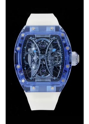 Richard Mille RM53-01 Pablo Mac Donough Caja de Zafiro con Movimiento Tourbillon Original
