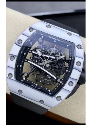 Richard Mille 61-01 Yohan Blake Genuino Movimiento Tourbillon Reloj Réplica Espejo 1:1
