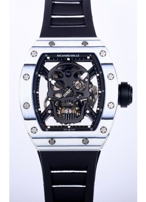 Richard Mille RM052-01 Tourbillon en Caja de Carbono NTPT Blanco - Calidad Espejo 1:1