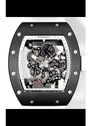 Richard Mille Super Clone RM055 Caja Cerámica con Reloj Genuino Tourbillon