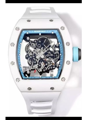 Richard Mille Super Clone RM055 Caja Cerámica con Reloj Genuino Tourbillon