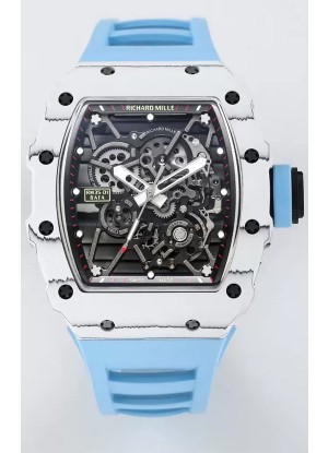 Richard Mille RM35-01 Rafael Nadal Caja de Fibra de Carbono con Genuino Tourbillon Reloj Super clone