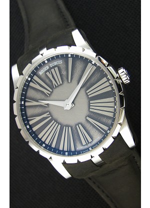 Roger Dubuis Excalibur Caja de Acero Dial Gris Reloj Réplica Suizo