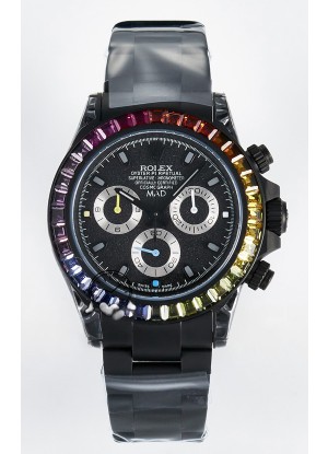 Rolex Daytona MAD Réplica Suiza Espejo 1:1 Dial Negro Movimiento Cal.4130