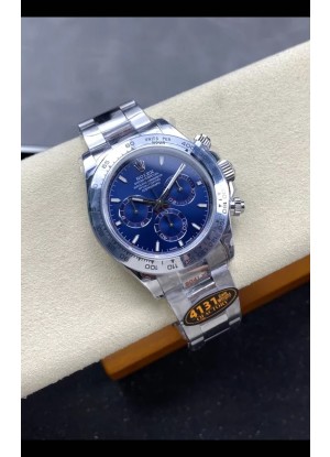 Reloj Rolex Daytona Super Clone M116509 Movimiento Original Cal.4131 - Acero 904L en Dial Azul