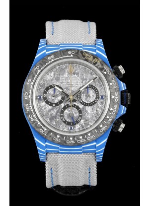 Reloj Rolex Daytona DiW Edición Piece Unique Dial Azul - Caja Ligera de Carbono Forjado
