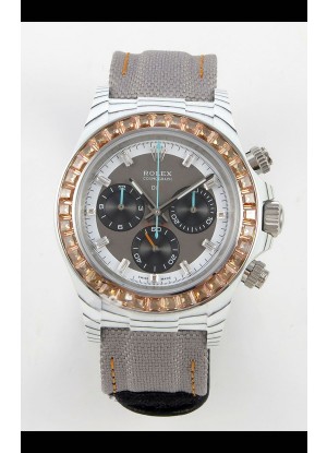 Rolex Daytona Super Clone DiW Blanco Edición CarboQuartz Reloj Réplica Suizo