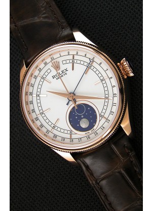 Rolex Cellini Moonphase Rose Gold REF# 50535 Reloj Réplica Suizo