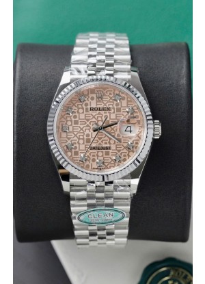 Rolex Super Clone Datejust ETA 3235 Movement 36MM Sundust Computer dial 36MM Reloj Caja Acero